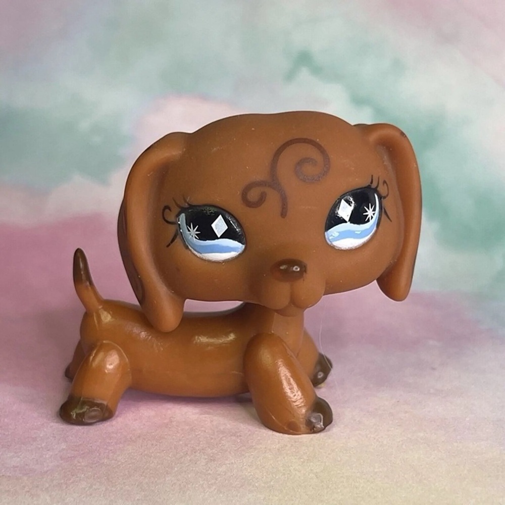 Littlest Pet Shop Brown Puppy Figure